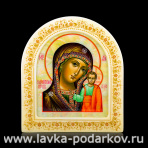 Икона "Казанская Божия Матерь" с перламутром